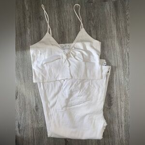 Abercrombie & Fitch White Linen Matching Set